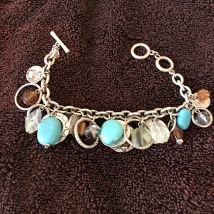 Premier design charm style bracelet W/ toggle